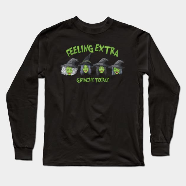 extra feeling grinchy today Long Sleeve T-Shirt by killzilla